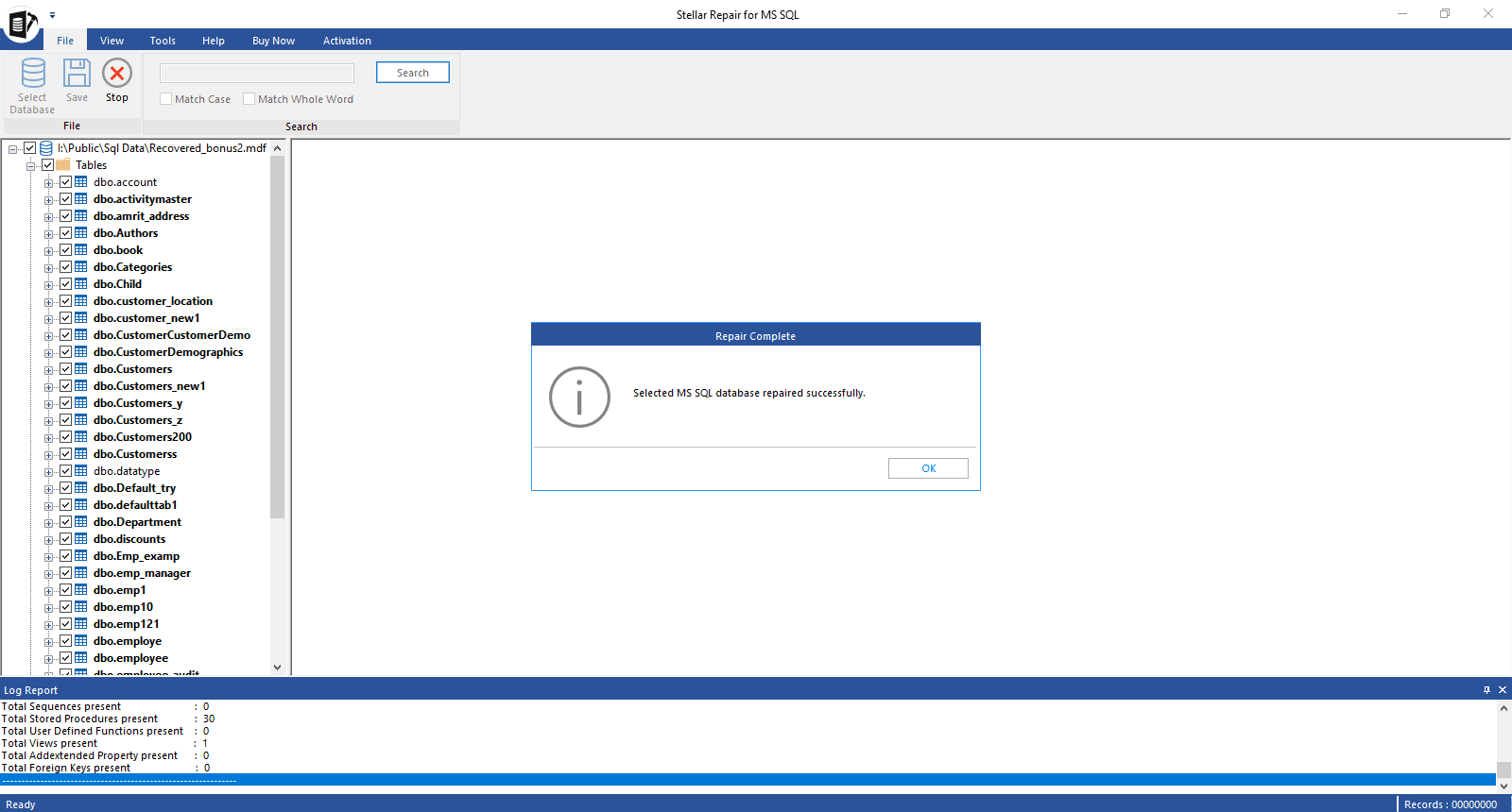 Repair Database Recover SQL Server Database with a Corrupt Log File